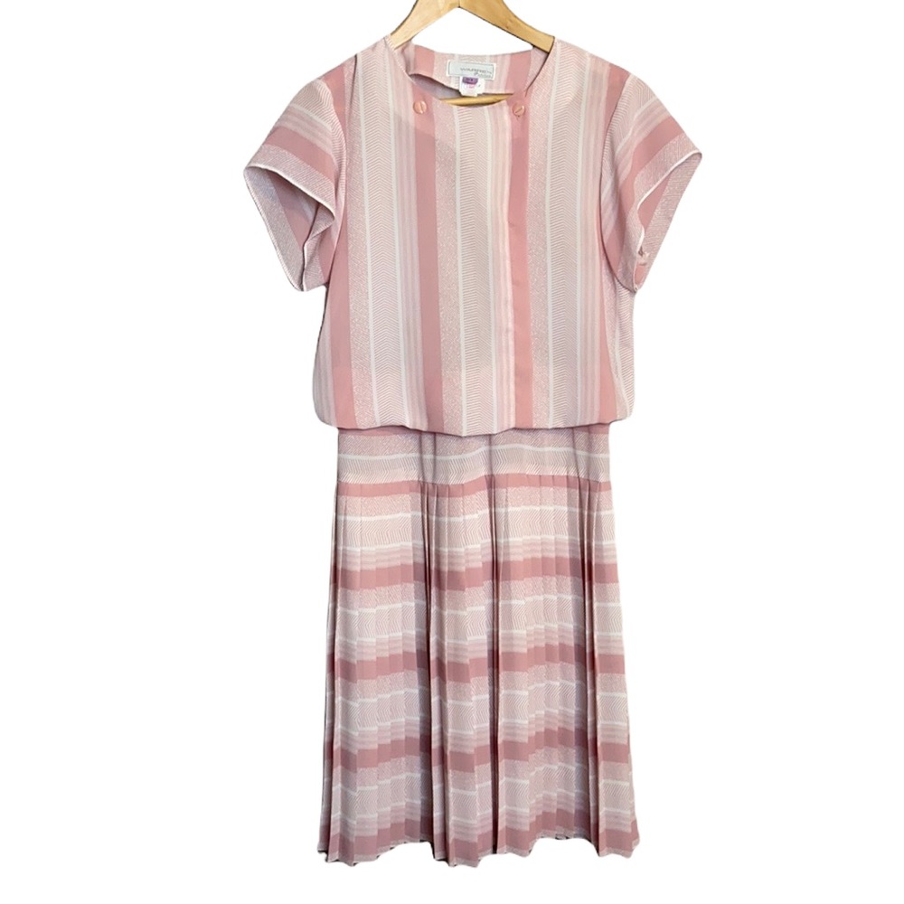 Vintage Warren Petites Dress Union Tag Size M - Picture 2 of 13
